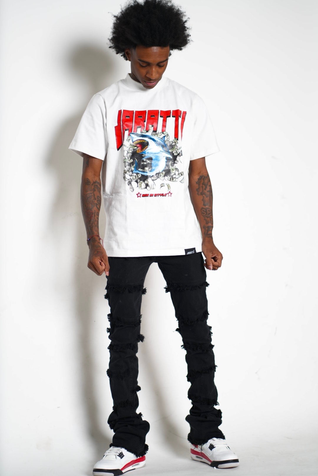 Money Talk Shark Tee