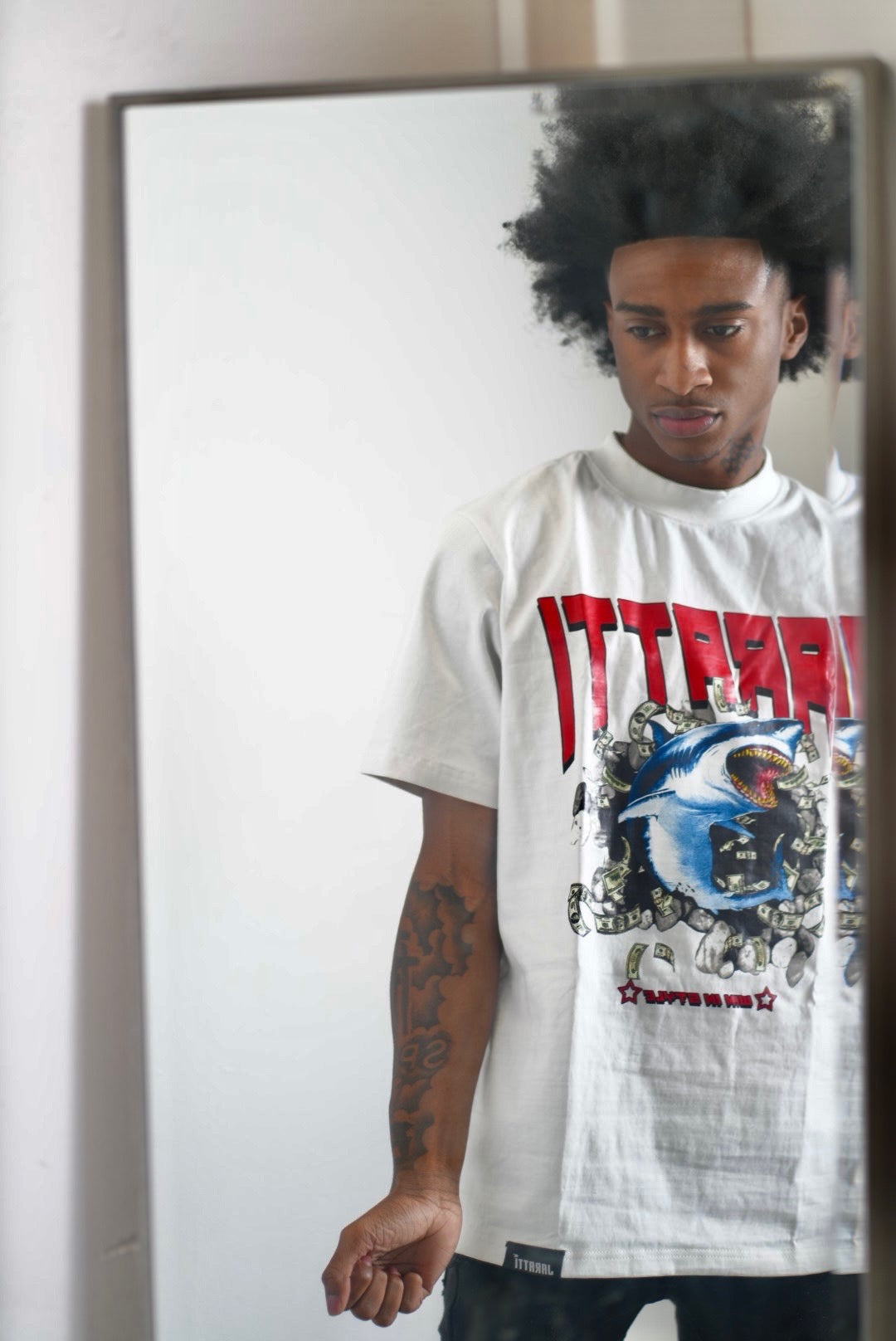 Money Talk Shark Tee